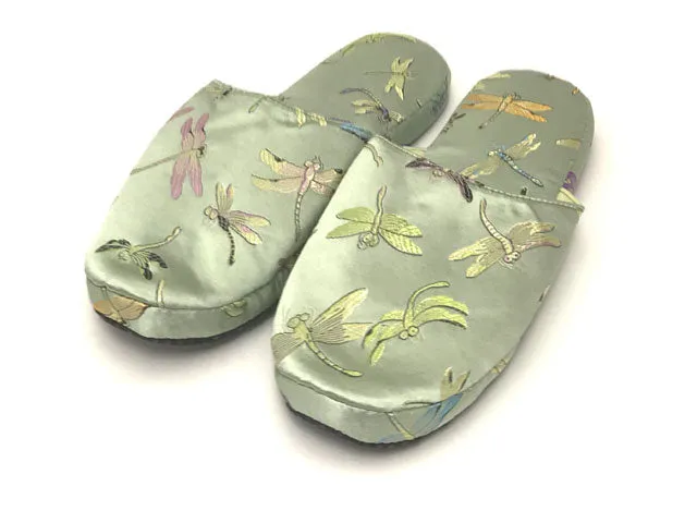 Brocade Comfy Slipper - Dragonfly