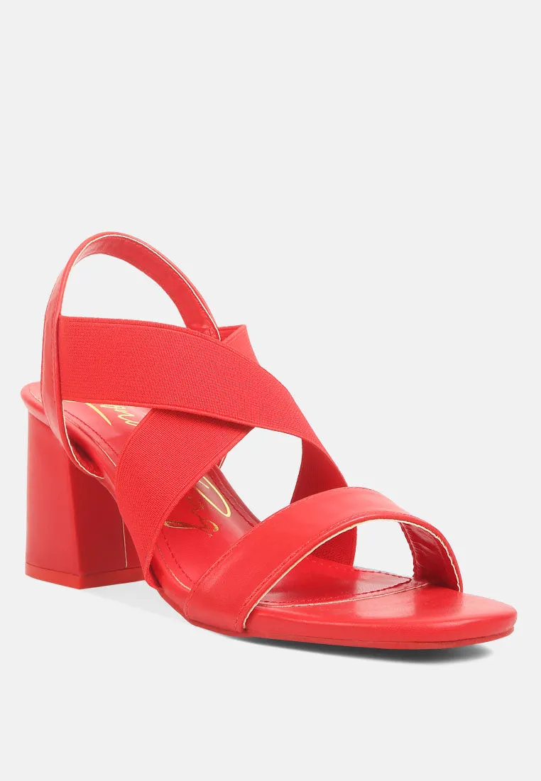 Comfortable Straps Block Heel Sandals