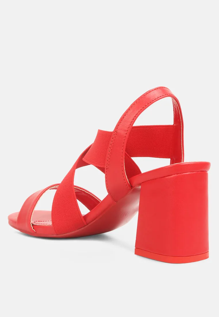 Comfortable Straps Block Heel Sandals