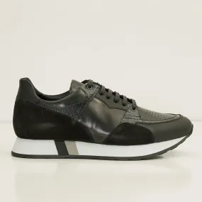 Multi Paneled Sneakers - Black