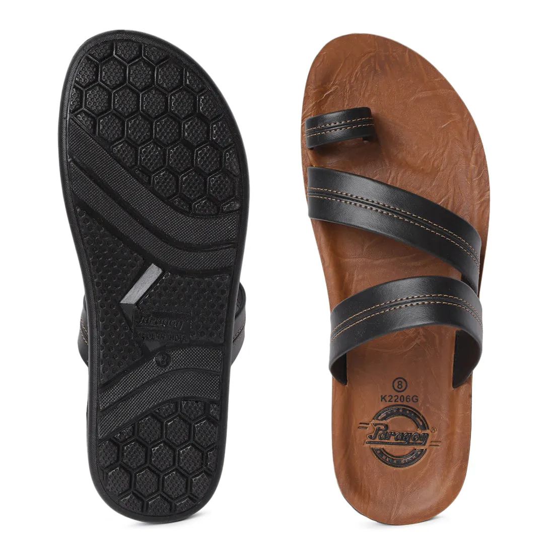 Paragon  PUK2206G Men Stylish Sandals | Comfortable Sandals for Daily Outdoor Use | Casual Formal Sandals with Cushioned Soles