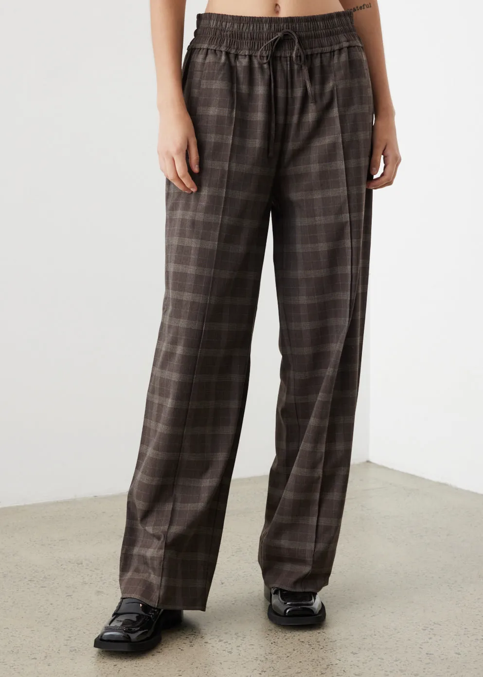 Plaid Suit Pants