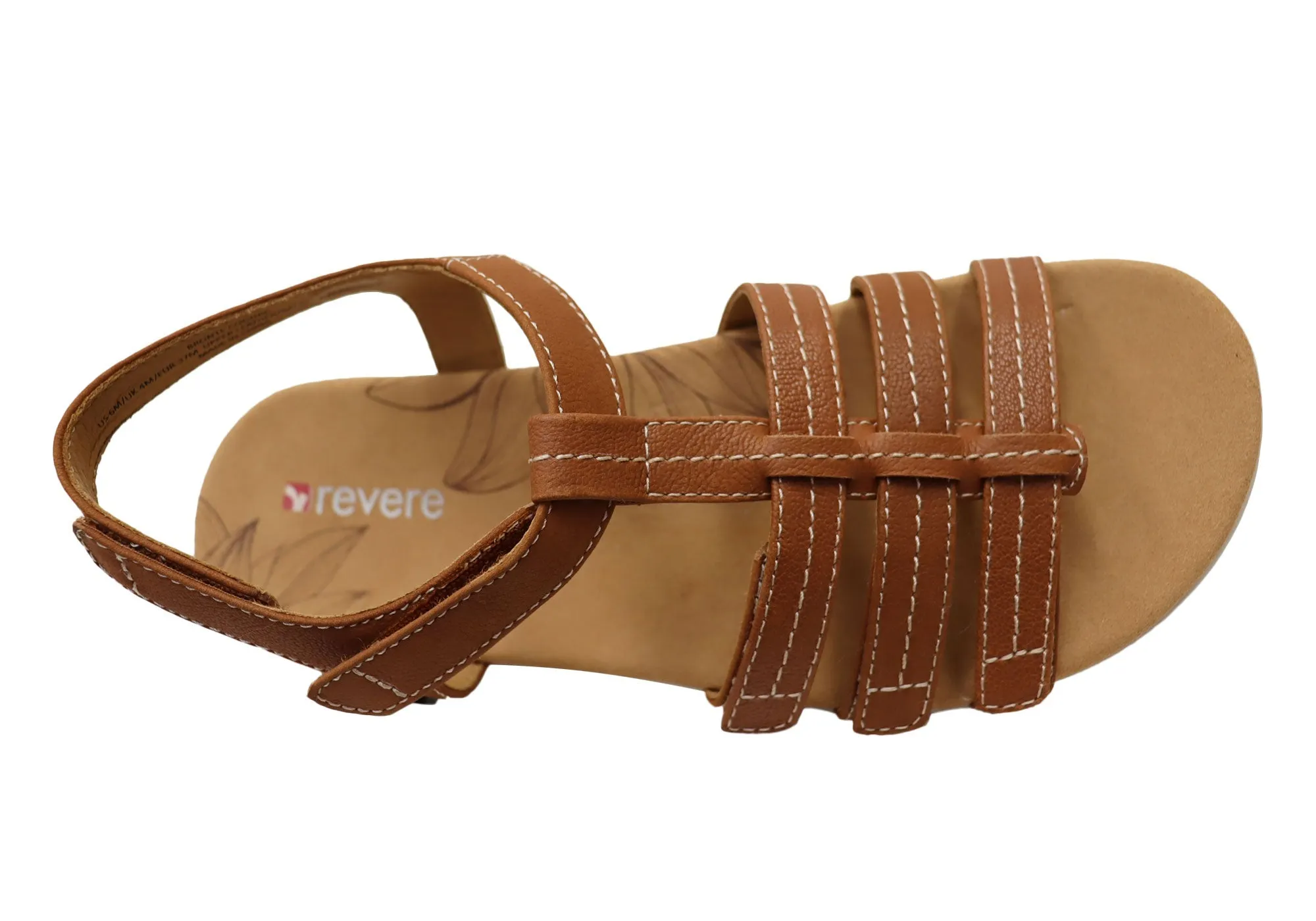 Revere Bronte Womens Comfortable Leather Sandals