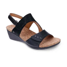 Revere Grenada Women Sandals In Black