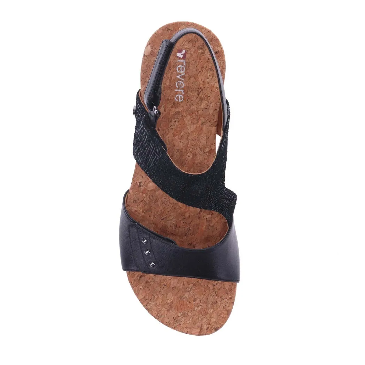 Revere Grenada Women Sandals In Black