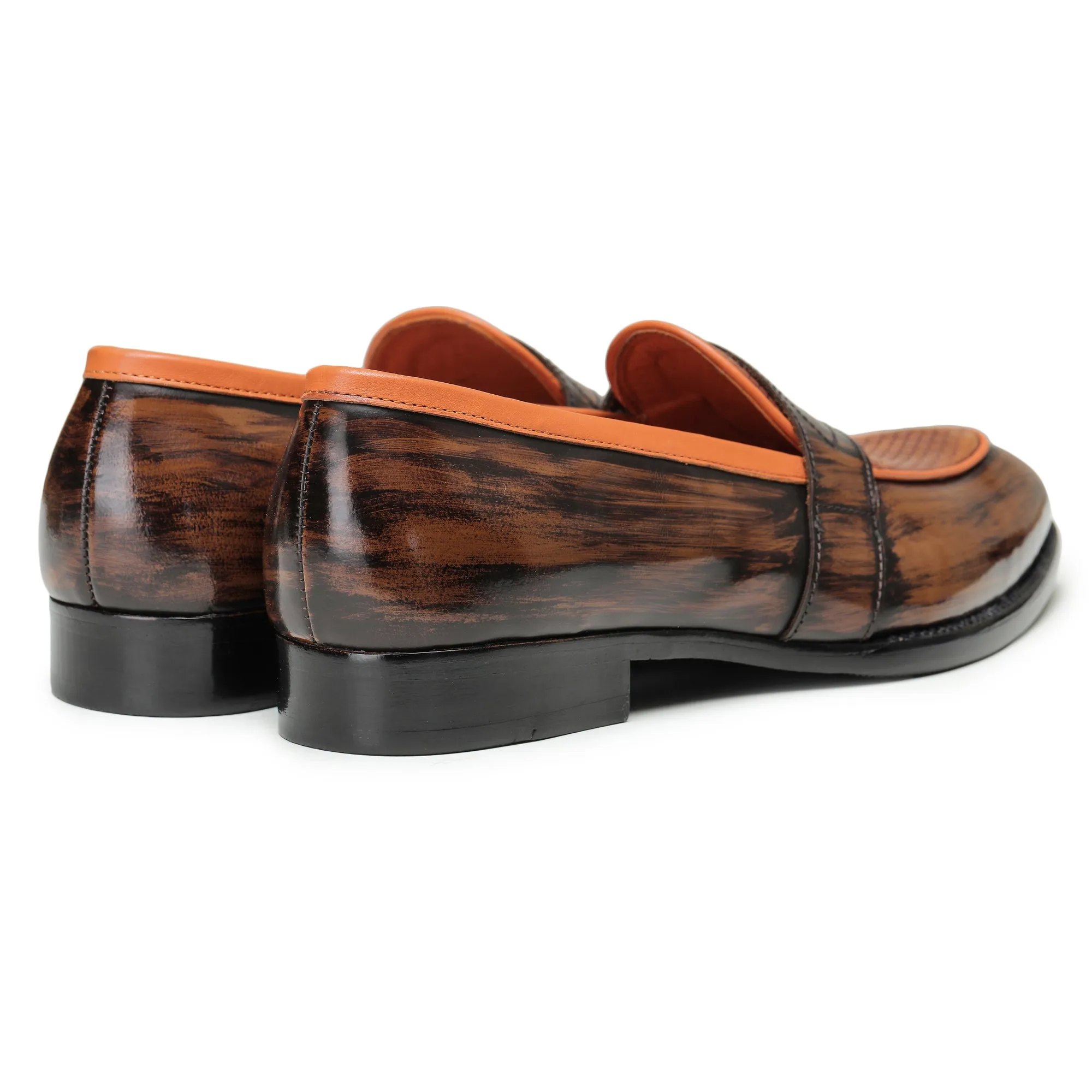 Saddle Loafers - Brown