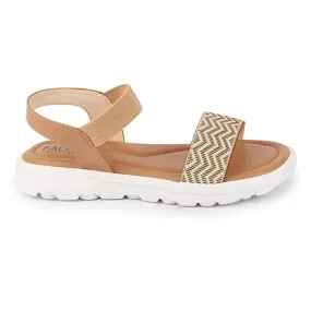 Stylish Leather Wedges Sandal For Women