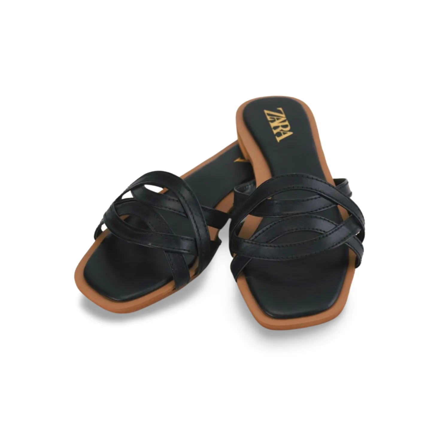 Stylish Soft Strappy Pu Leather Slide Sandals