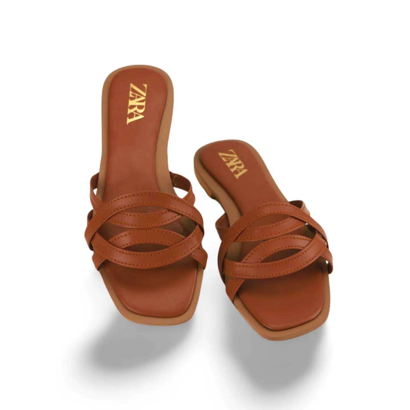 Stylish Soft Strappy Pu Leather Slide Sandals