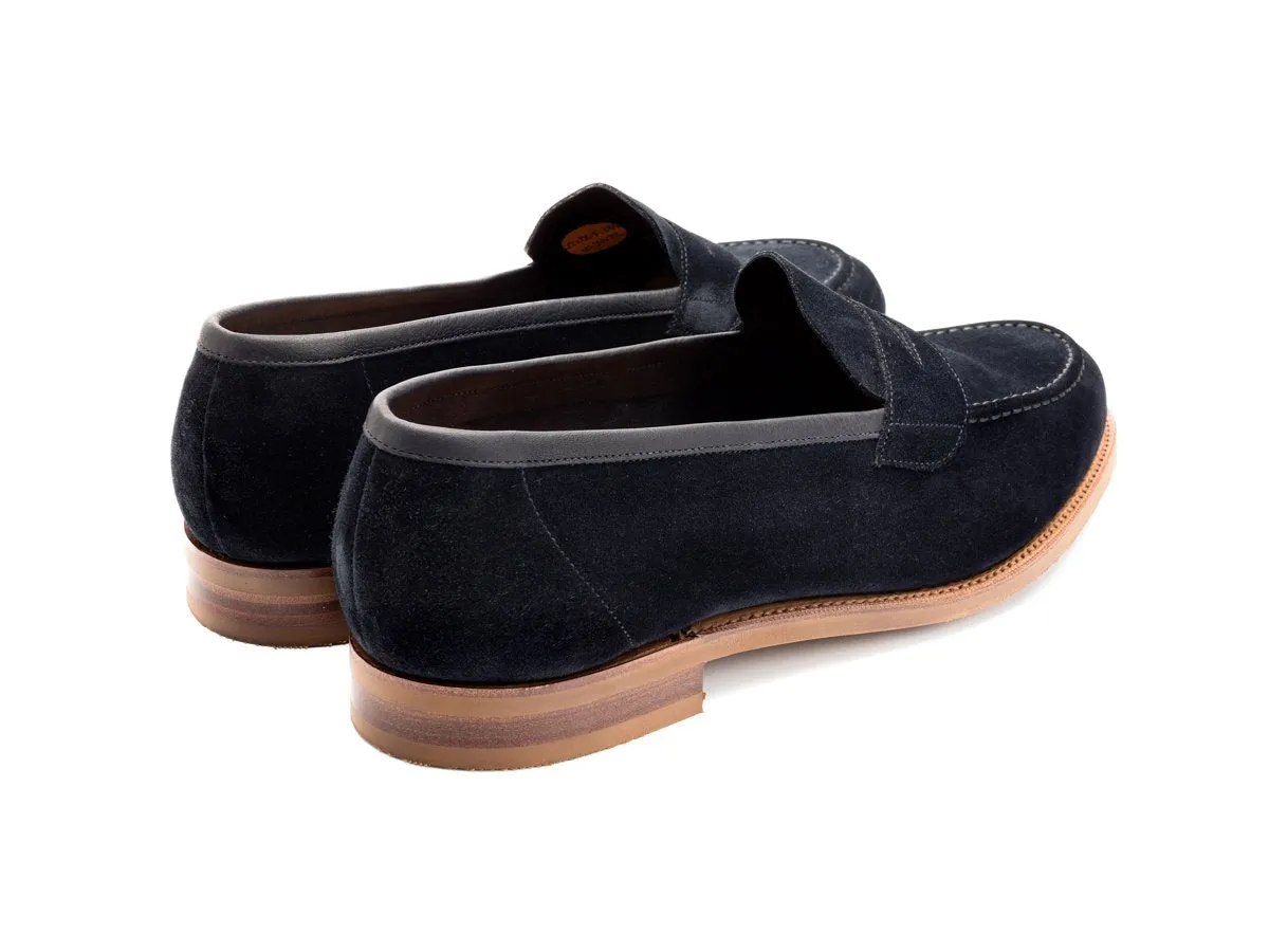 Ventnor Navy Suede