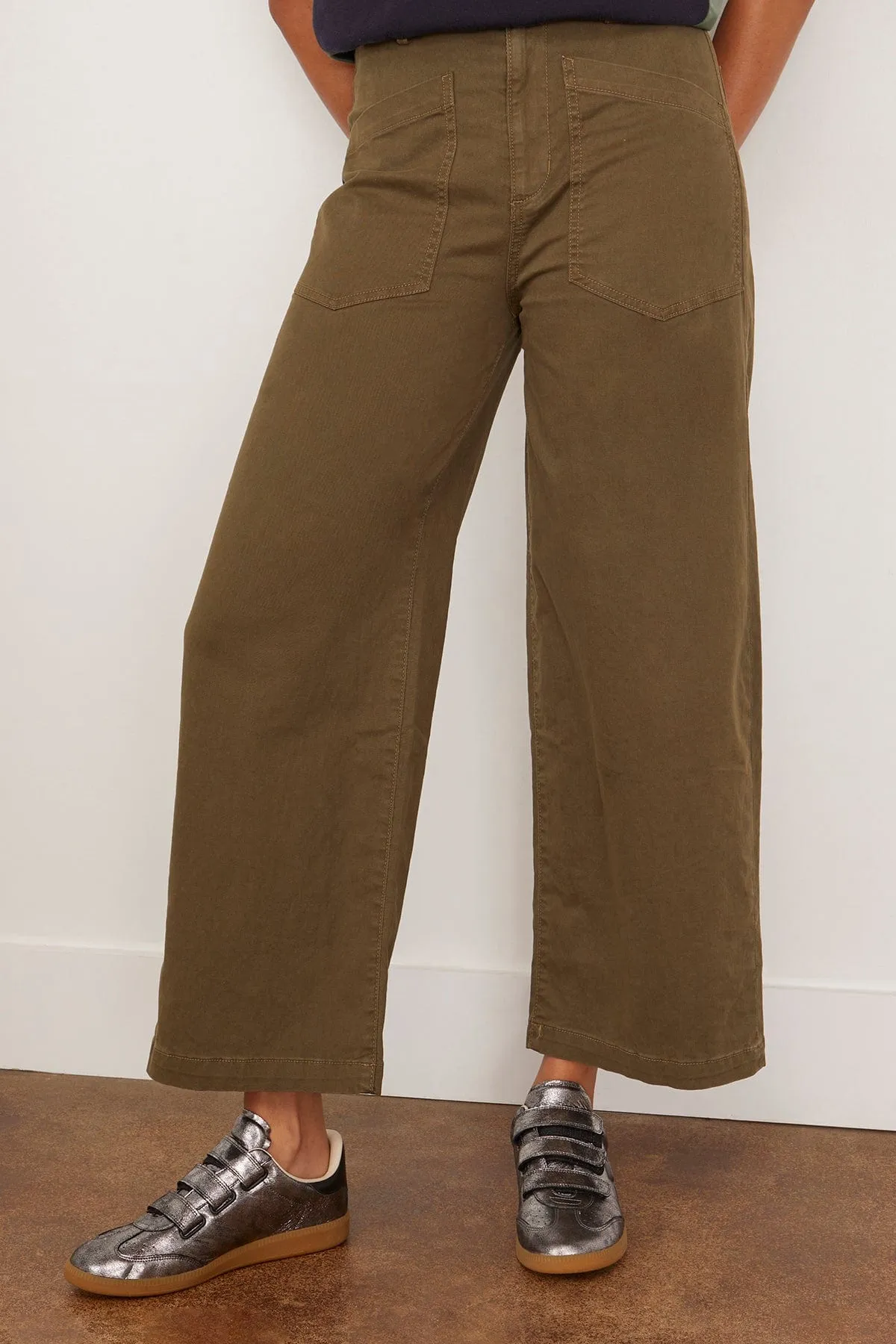 Virginia Pant in Safari Green