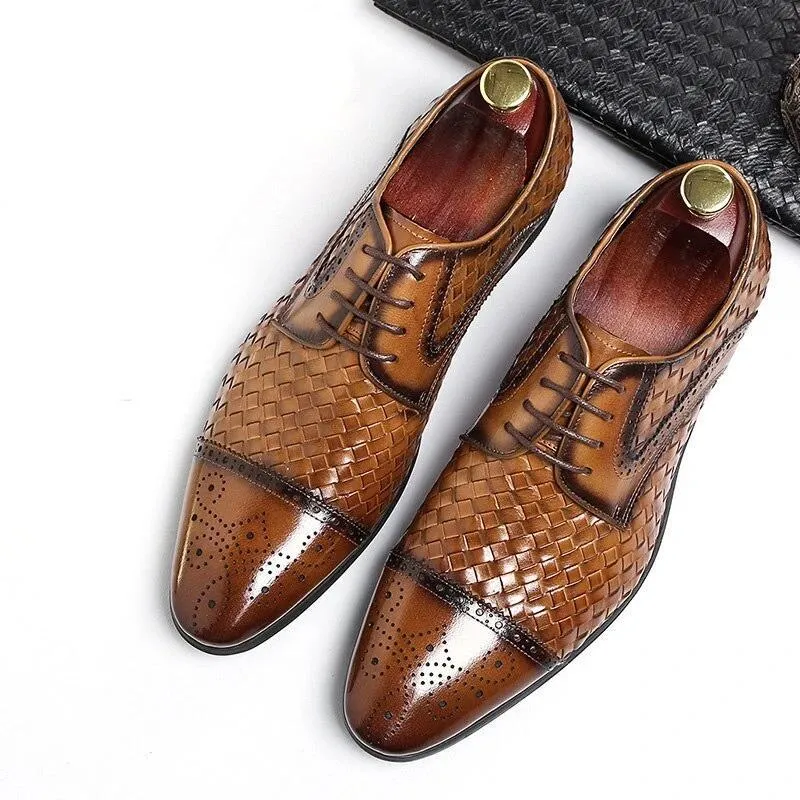 West Louis™ StylishFormal Genuine Leather Shoes