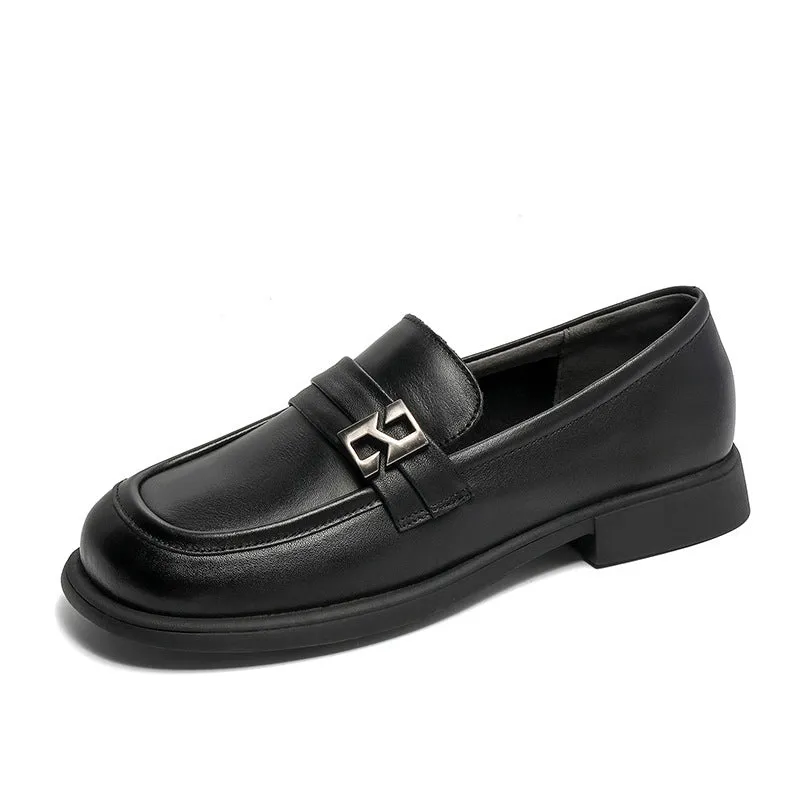 Women Minimalist Casual Leather Stylish JK Loafers