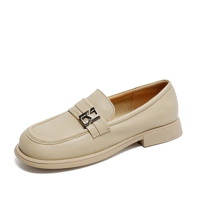 Women Minimalist Casual Leather Stylish JK Loafers