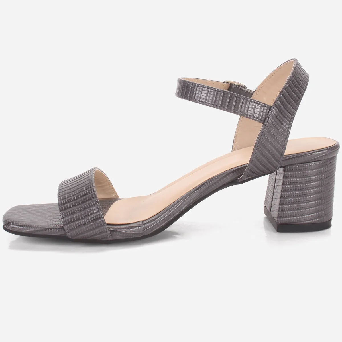 Womens "ZOYIA" Open Toe Block Heeled Sandals