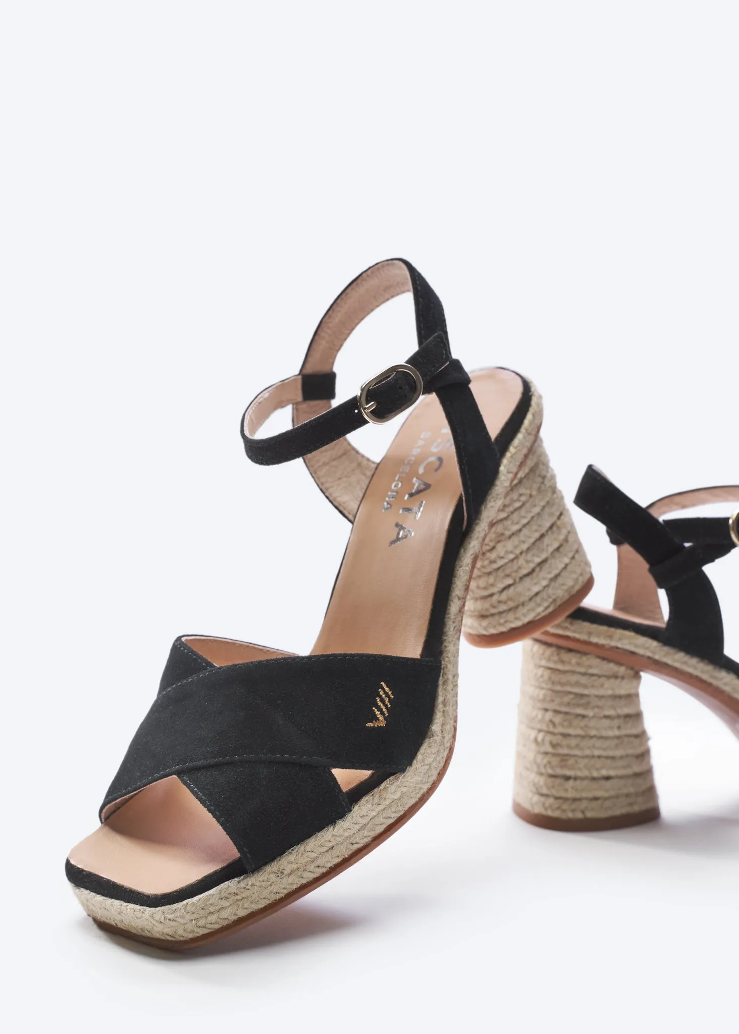 Xelida Suede Espadrille Sandal Heels